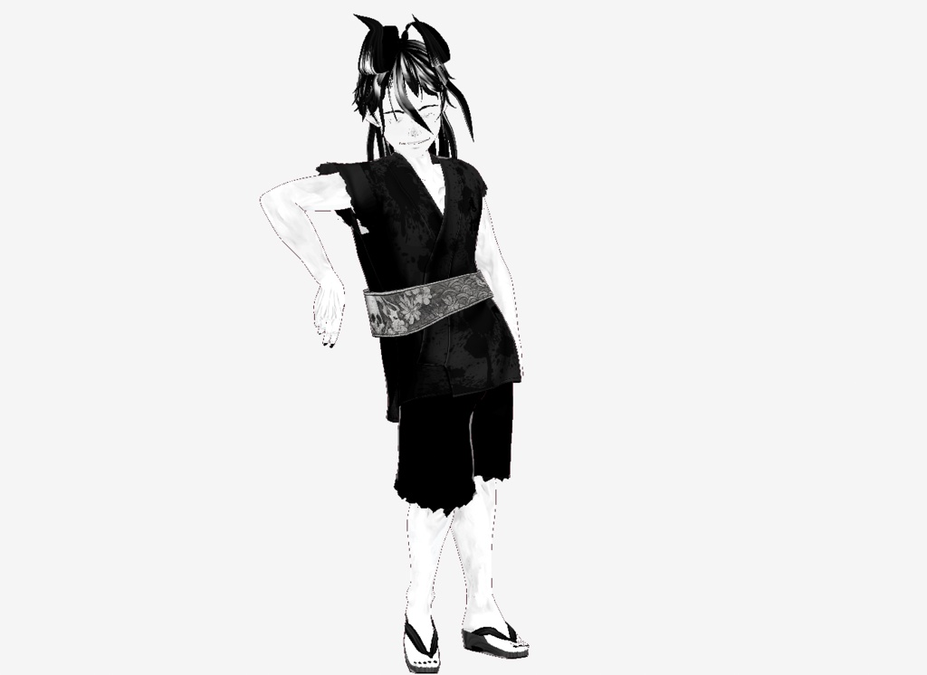 【3Dキャラクター】漫画少年 鬼松