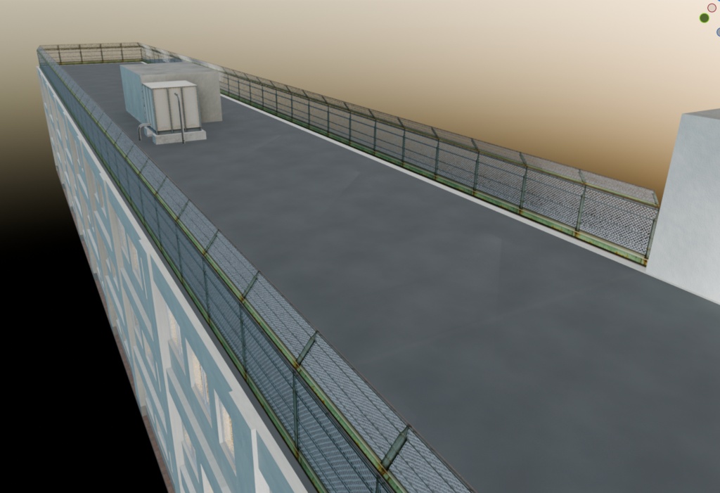 【VRChat・Unity対応 3Dアセット】日本の学校・校舎セット|3階+屋上・全24室【Blender/FBX】