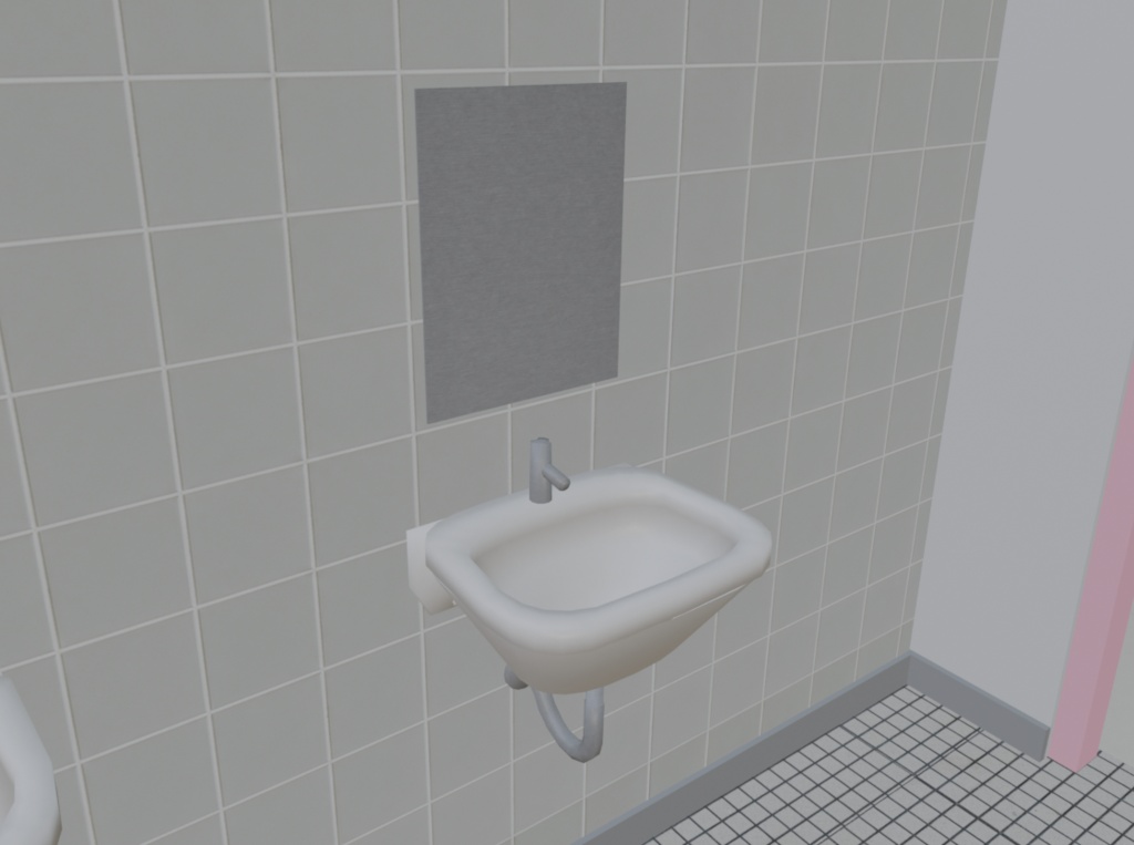 【VRChat・Unity対応 3Dアセット】日本の学校・校舎セット|3階+屋上・全24室【Blender/FBX】