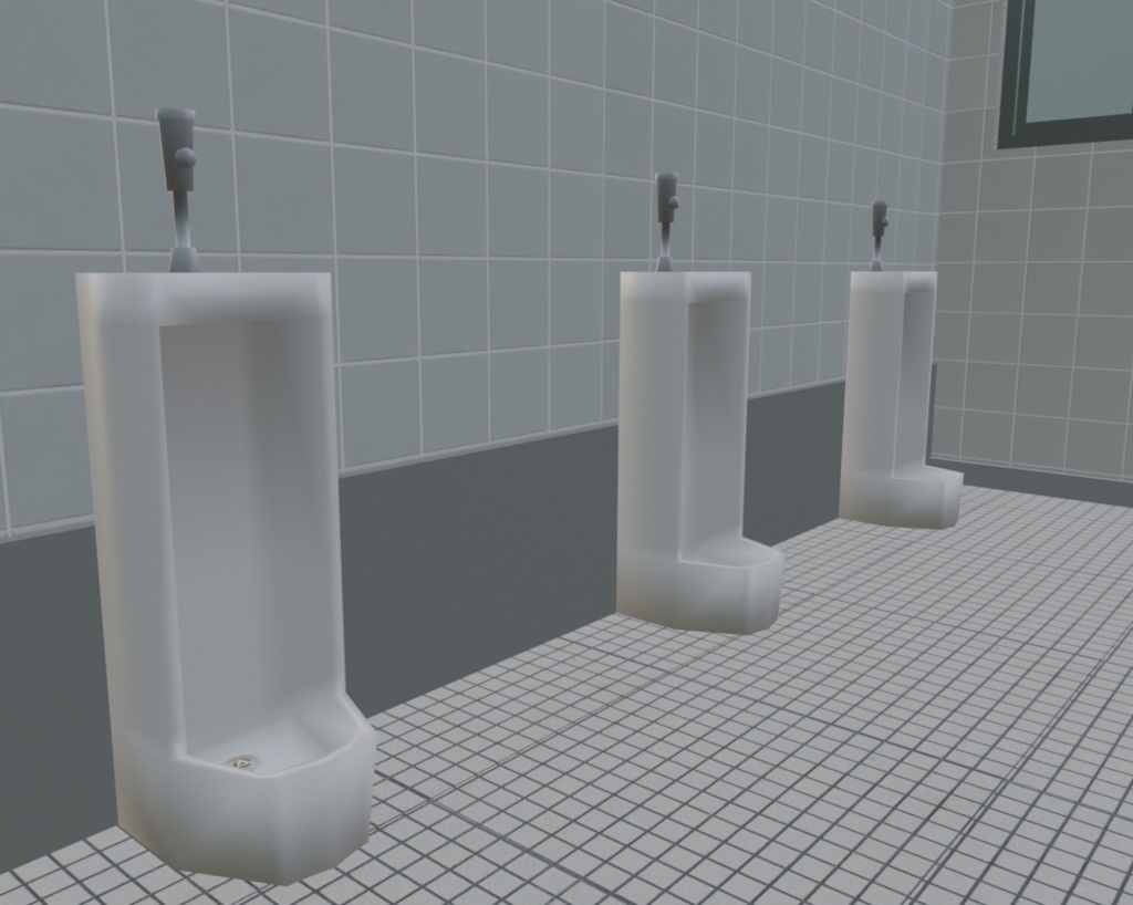 【VRChat・Unity対応 3Dアセット】日本の学校・校舎セット|3階+屋上・全24室【Blender/FBX】