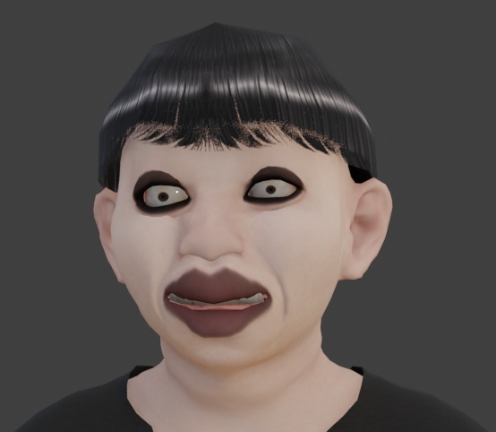 【VRChat対応3Dモデル】パ太郎|Blender・FBX・UnityPackage