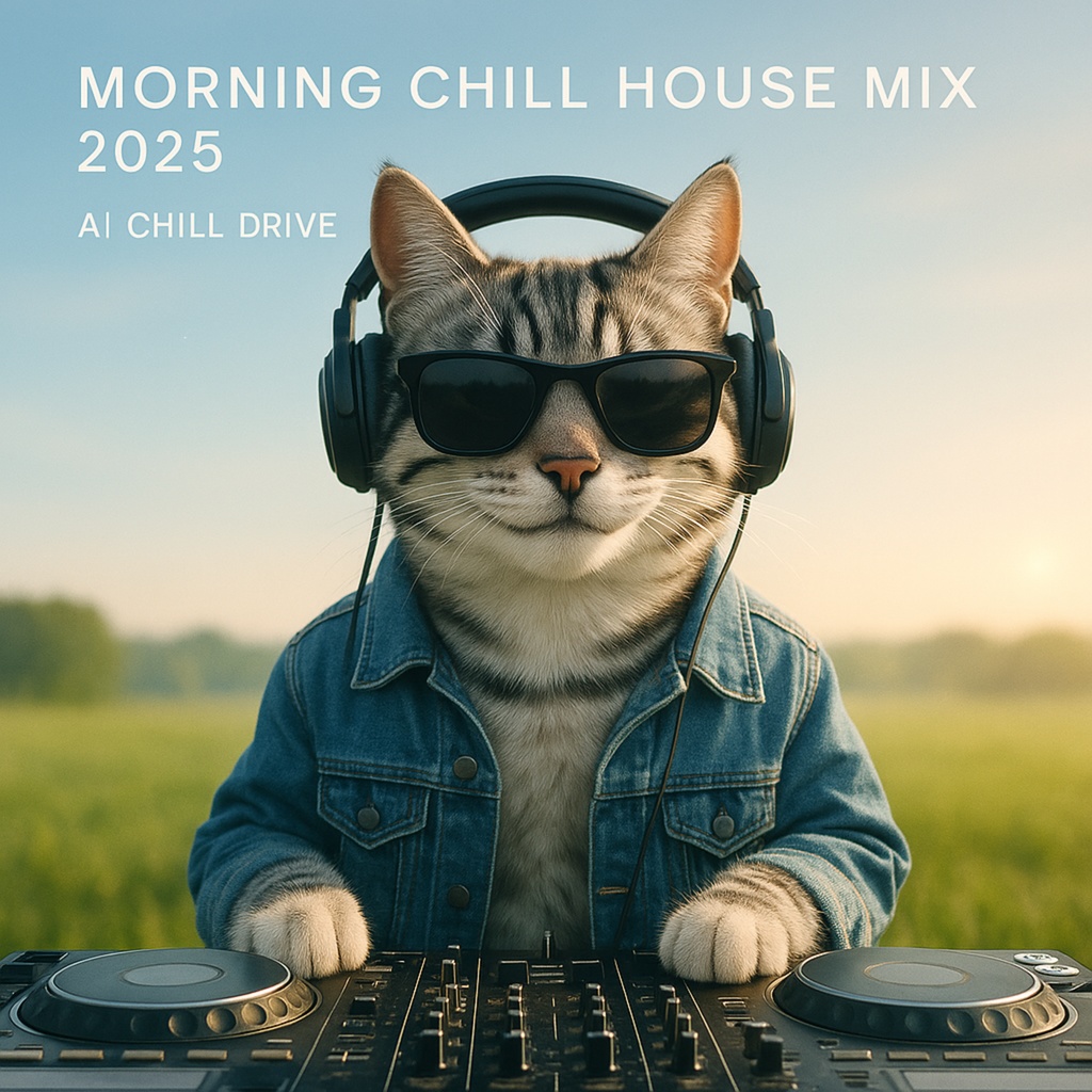 DJ Chillcat – Morning Chill House Mix 2025|Melodic Deep House for Focus & Relax