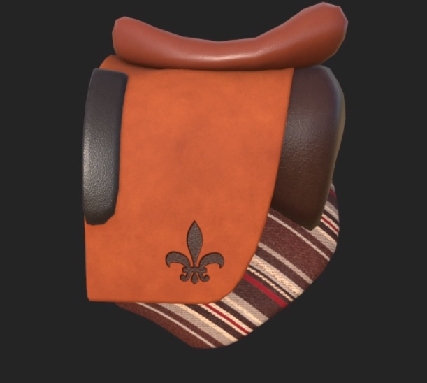 鹿タウル用 Sitギミック付き鞍