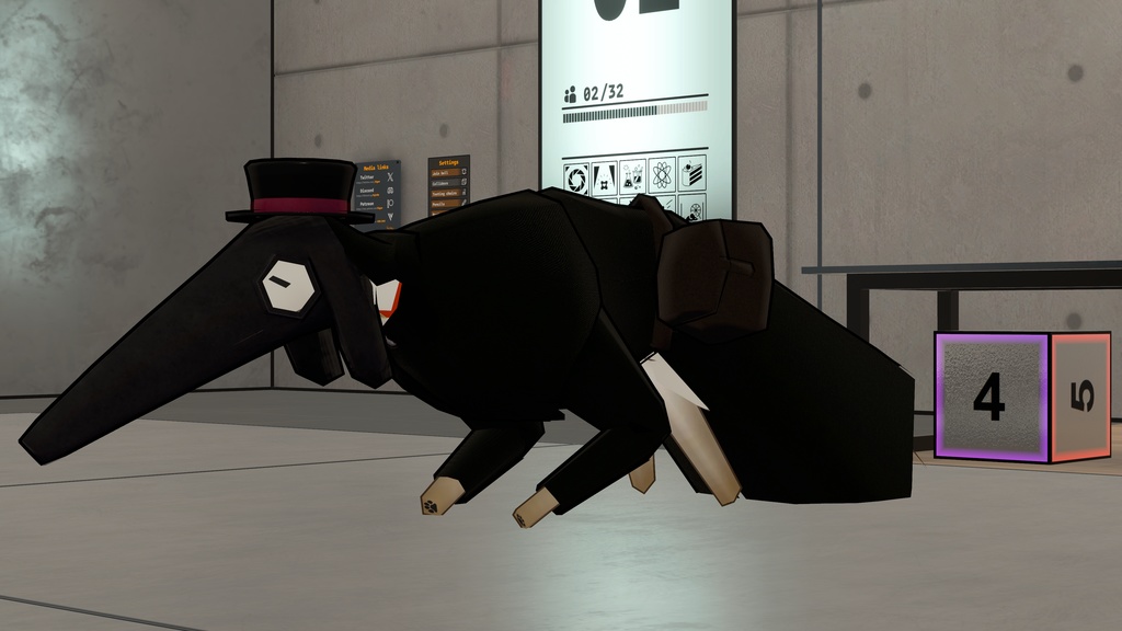 【無料】Standing Zoi(2足歩行ゾーイ)用 あやしいペスト医師