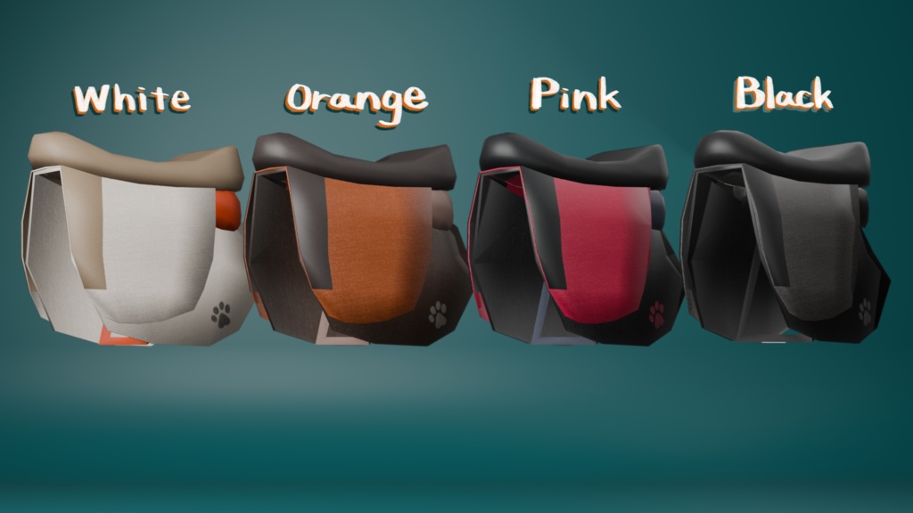 【無料】Sitギミック付き ボルゾイのゾーイ(Zoi)用 鞍