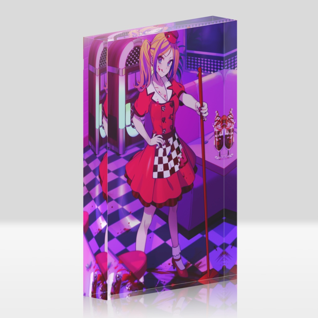 ミラナのアクリルブロック(バレンタイン)