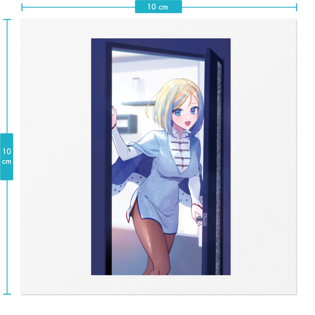 ミラナのステッカー(ワンマンキービジュ)