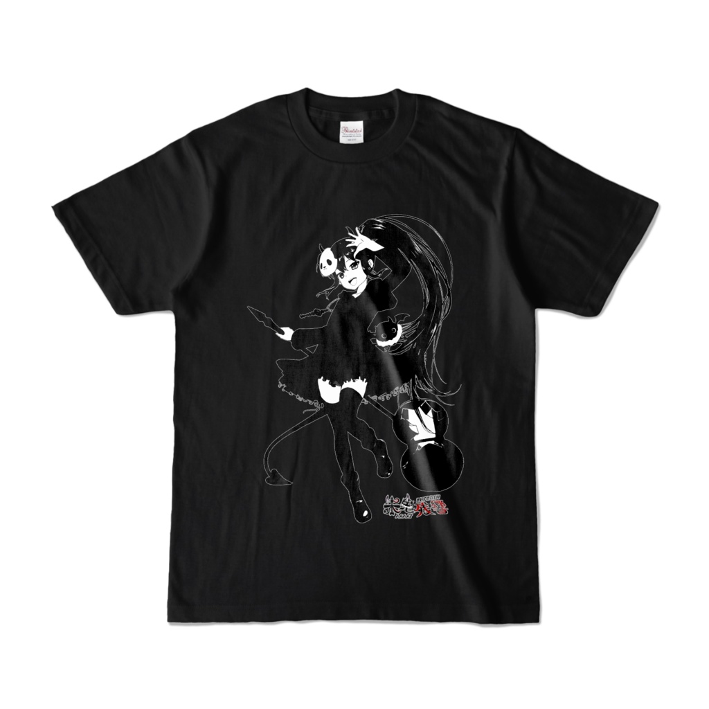 朱鬼残響2周年記念Tシャツ黒