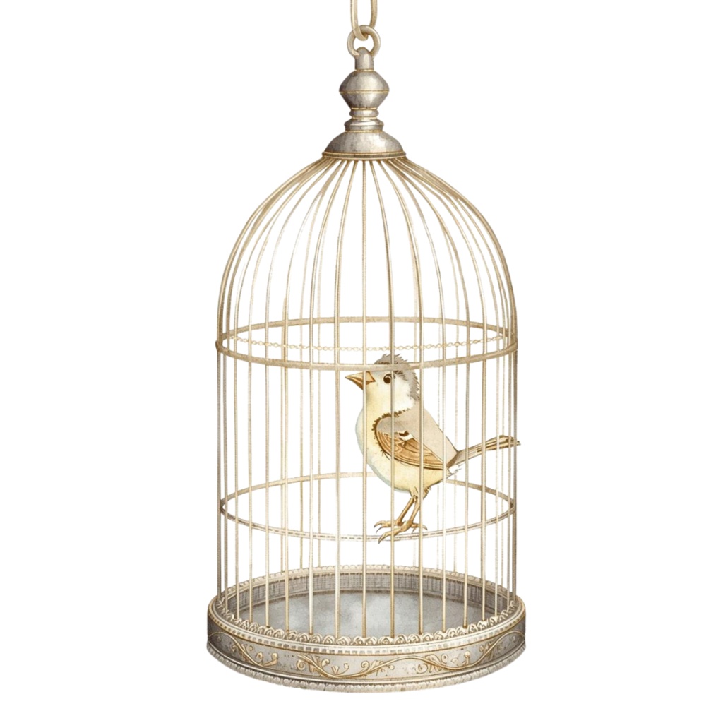 ふんわり小鳥の水彩クリップアート12点セット(PNG)