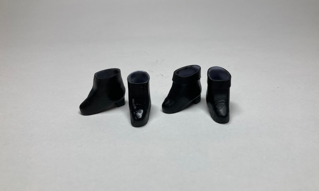 ねんどーるサイズ　ショートブーツ（レジン製）
