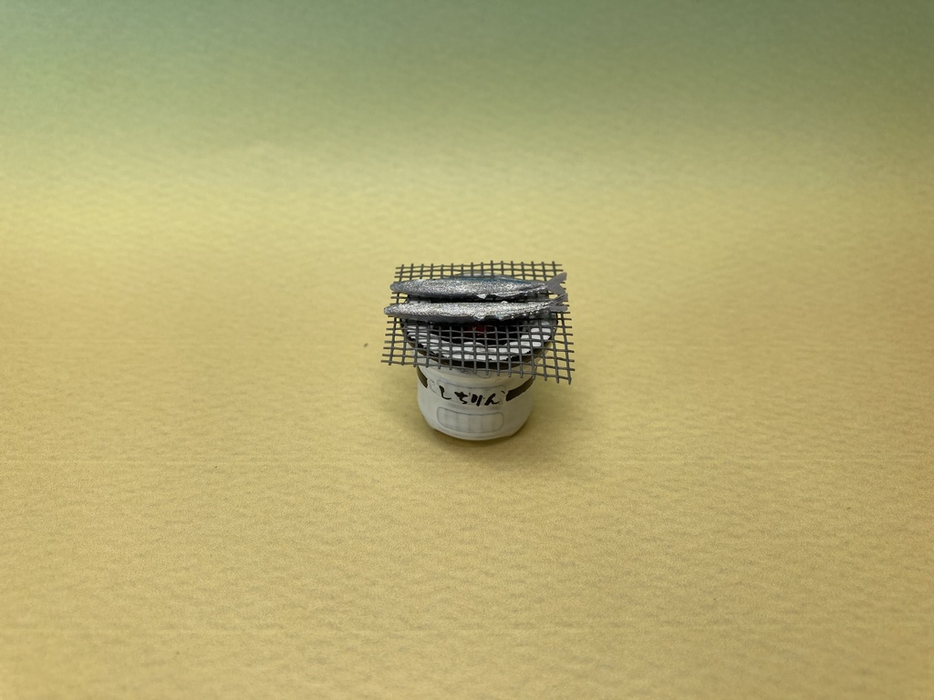 ミニチュア七輪（秋刀魚2尾つき！）