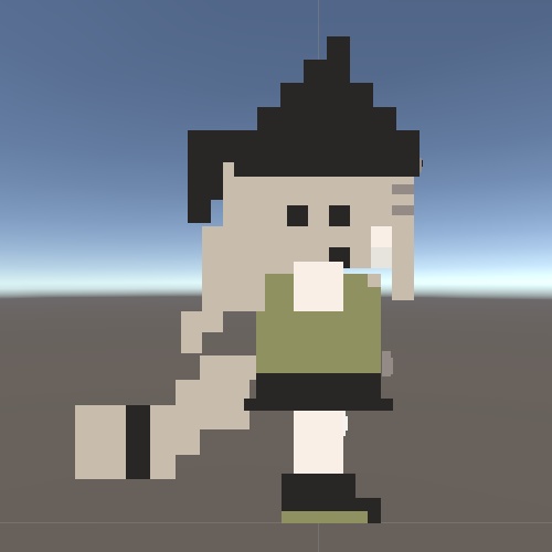 【無料】ボクセルキプフェル【VRChat想定アバター】