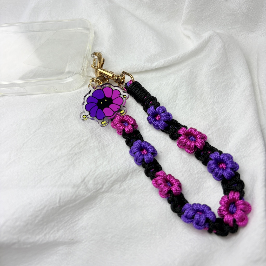 推し活 不破湊アクリルチャーム付き携帯ハンドストラップ