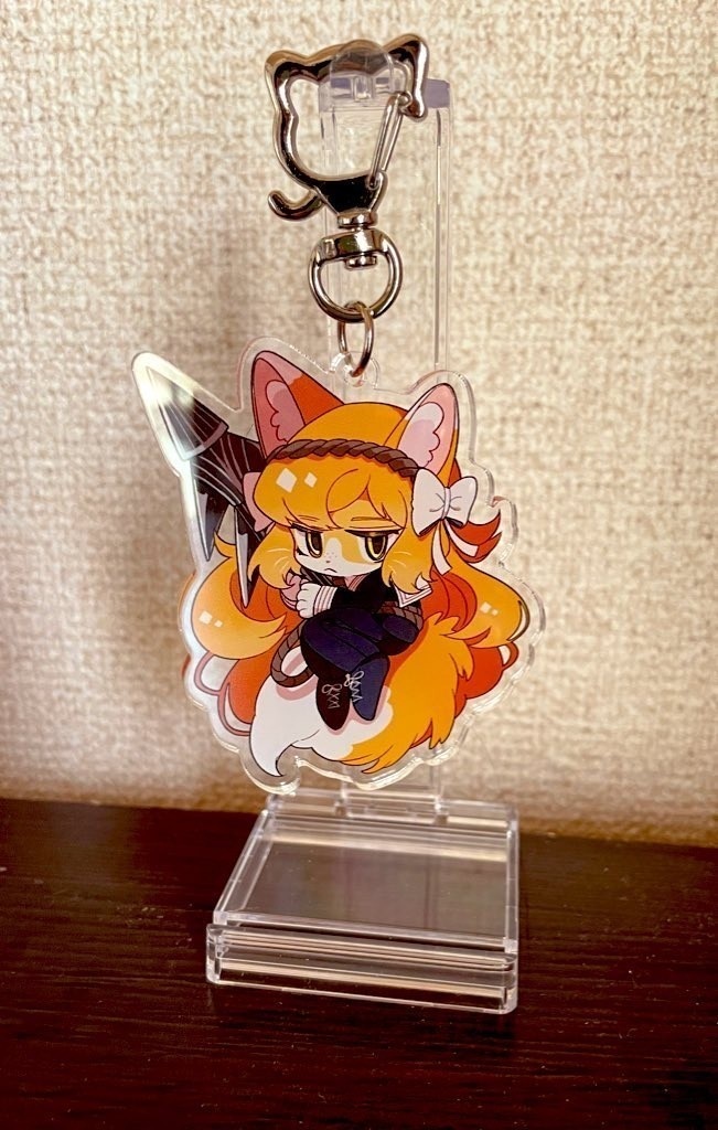 【頒布終了】猫メールアクリルキーホルダー