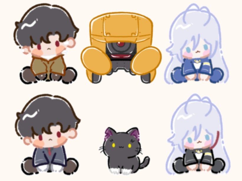 ミニアクリルスタンド 6個セット