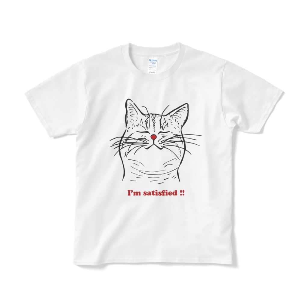 Cat Tシャツ（白）S / M / L / XL サイズ