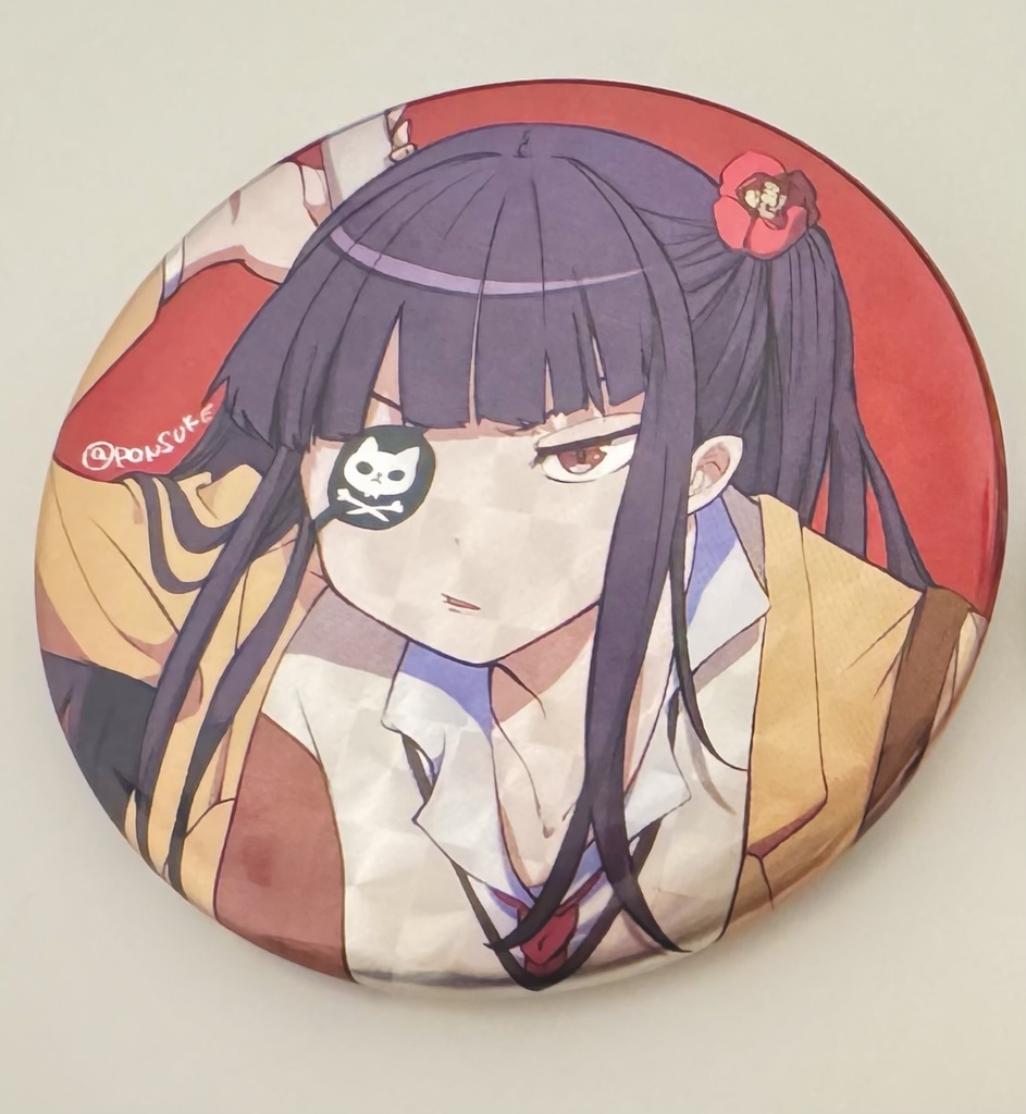 c107 フェイス缶バッジ(57mm)