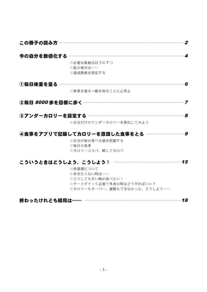 減量なんもわからん