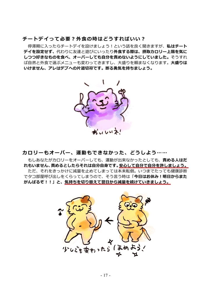 減量なんもわからん