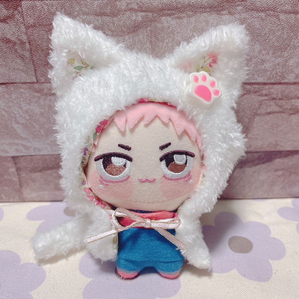 ねこちゃんポンチョ 白猫