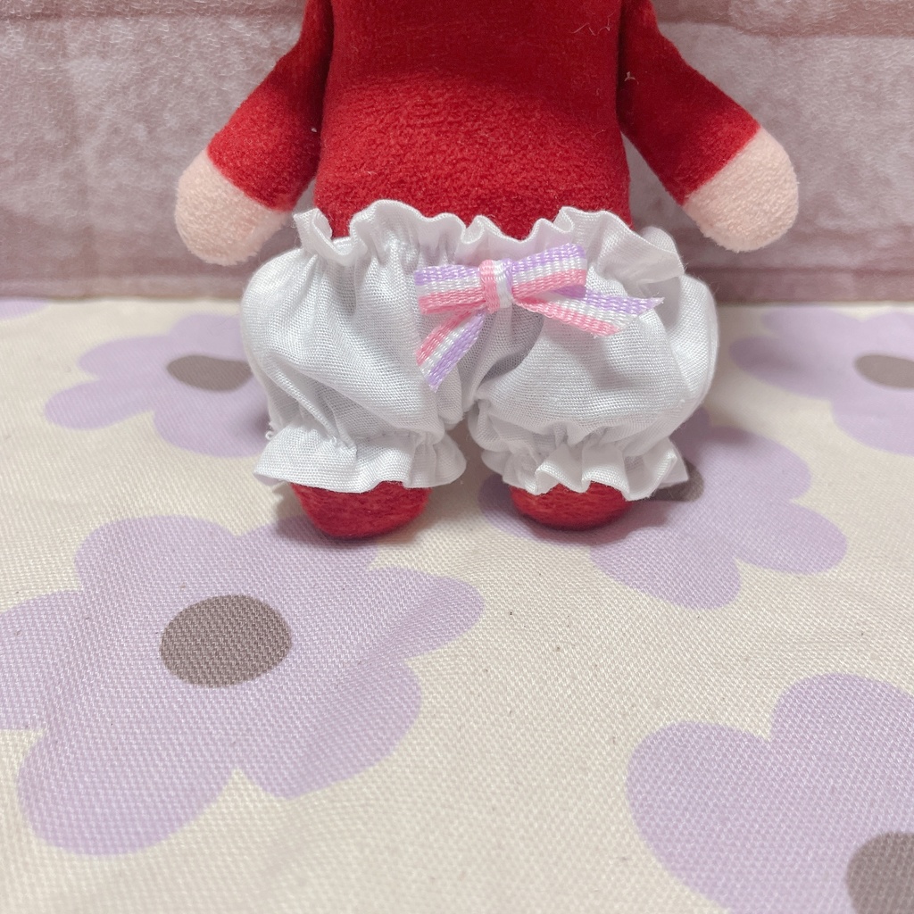 【15cmぬいサイズ】おりぼんかぼちゃぱんつ