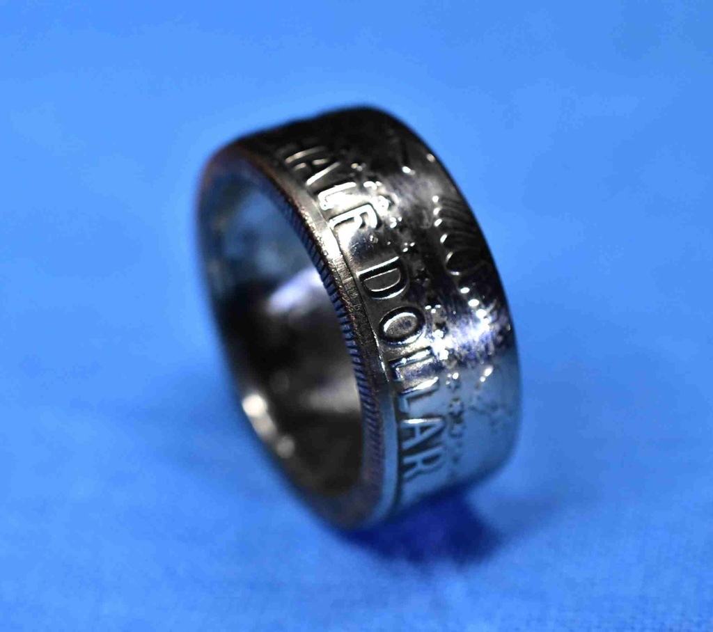 ケネディハーフダラーで指輪お作りします