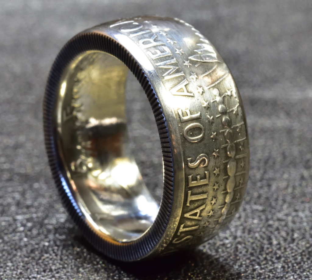 ビンテージ銀貨 ケネディ・ハーフダラーで指輪お作りします