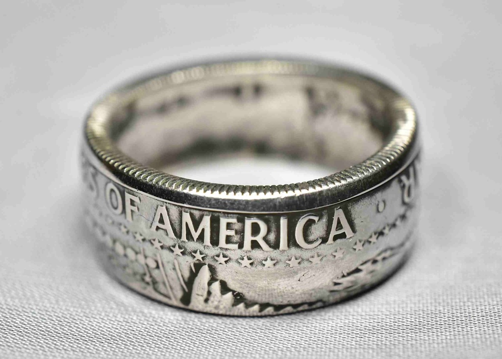 ビンテージ銀貨 ケネディ・ハーフダラーで指輪お作りします