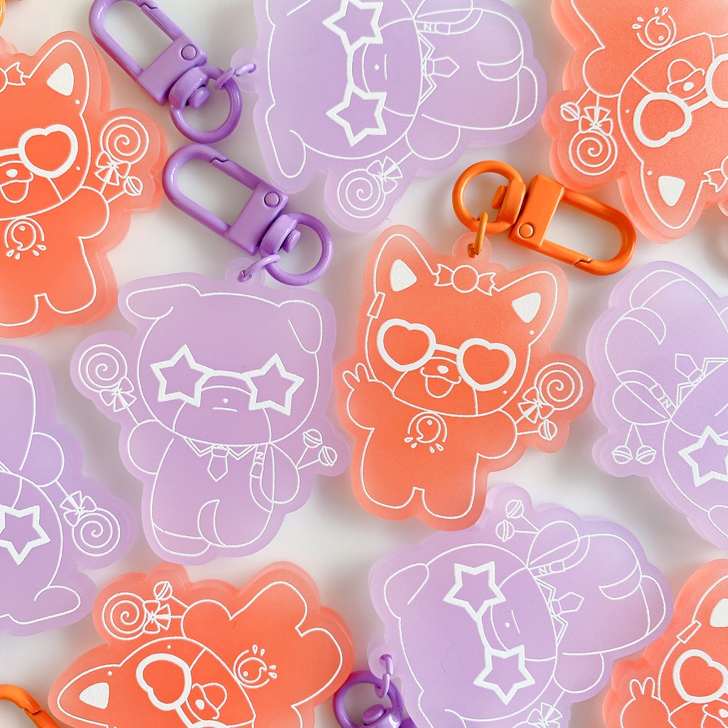 キャンディアクリルキーホルダー