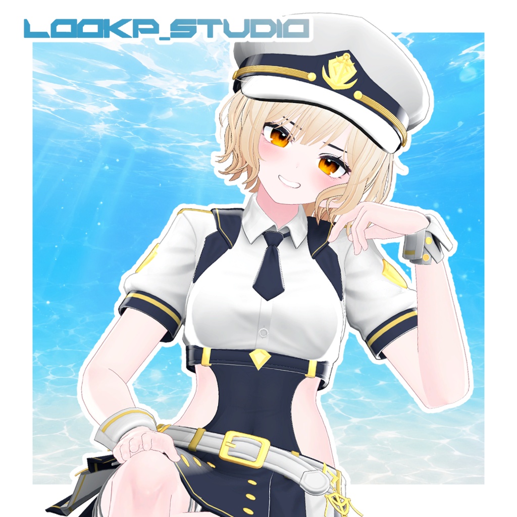 【VRChat衣装】Summer Marine SwimSuit / マリンスイムスーツ【複数アバター対応】