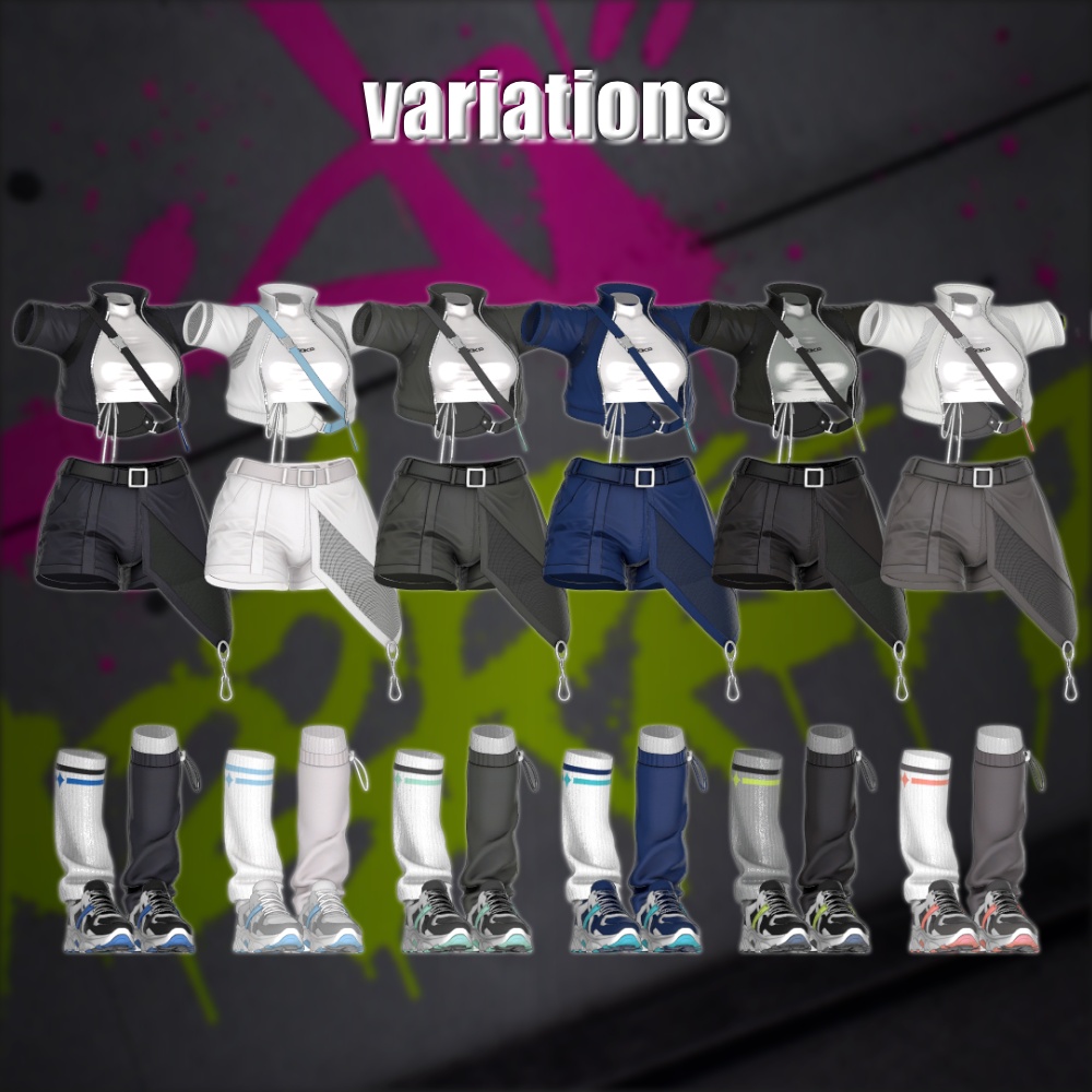 【VRChat衣装】Midnight Pulse / ミッドナイトパルス