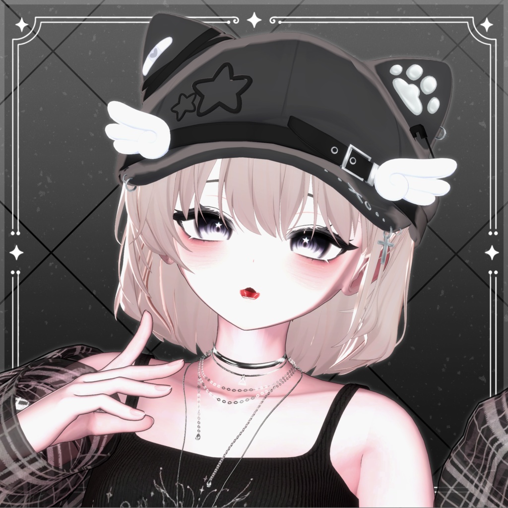 【VRChat対応】Kitty Short hair / 猫毛が短い