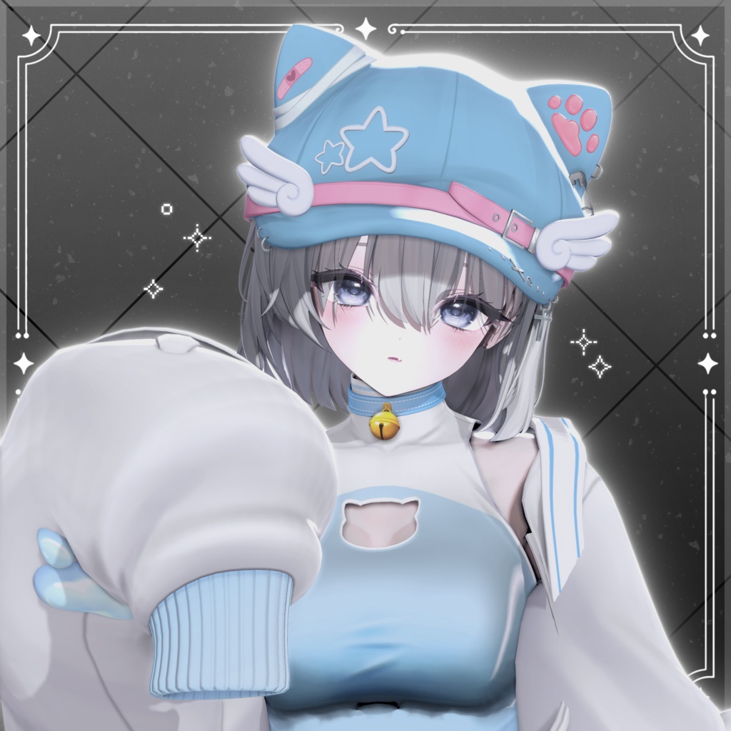 【VRChat対応】Kitty Short hair / 猫毛が短い