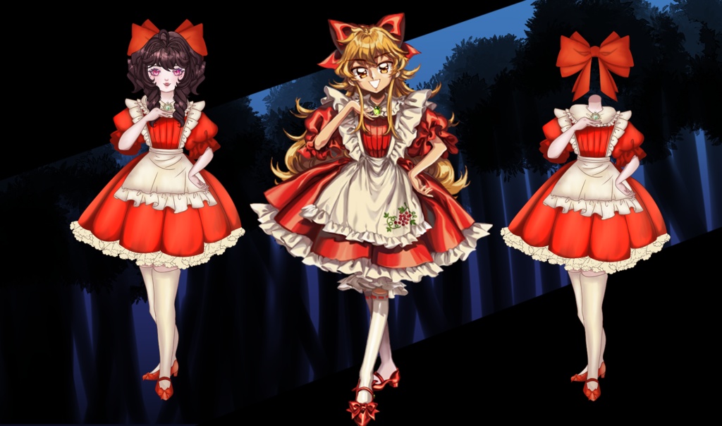 Vtuber asset- Elise's outfit ( Little goody two shoes)