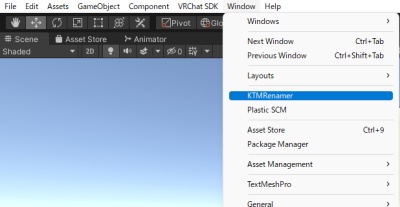 【無料】子オブジェクトの名前も一括で変更できるやつ - KTMRenamer - Unityエディタ拡張 -