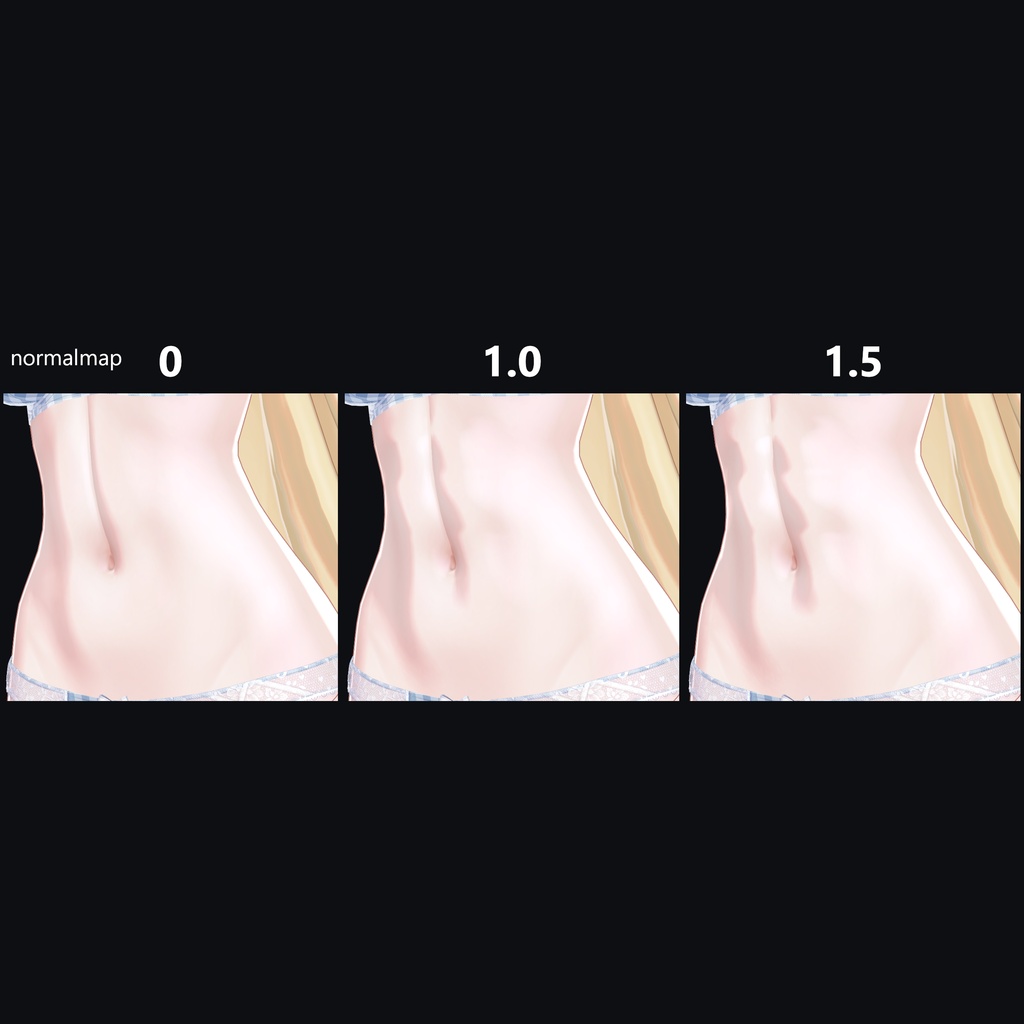 【MAYO対応】腹筋Normalmap
