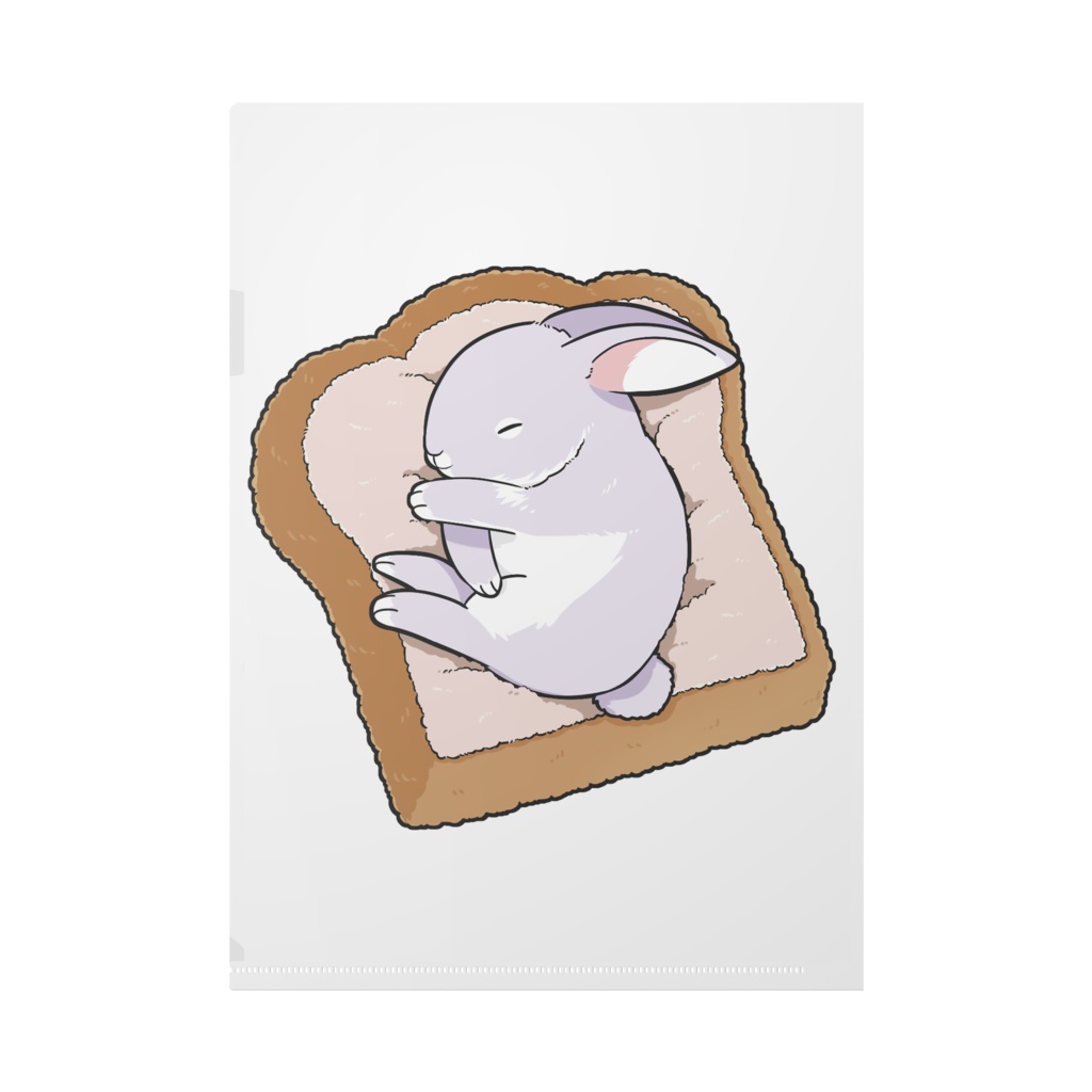 パンうさぎ クリアファイル