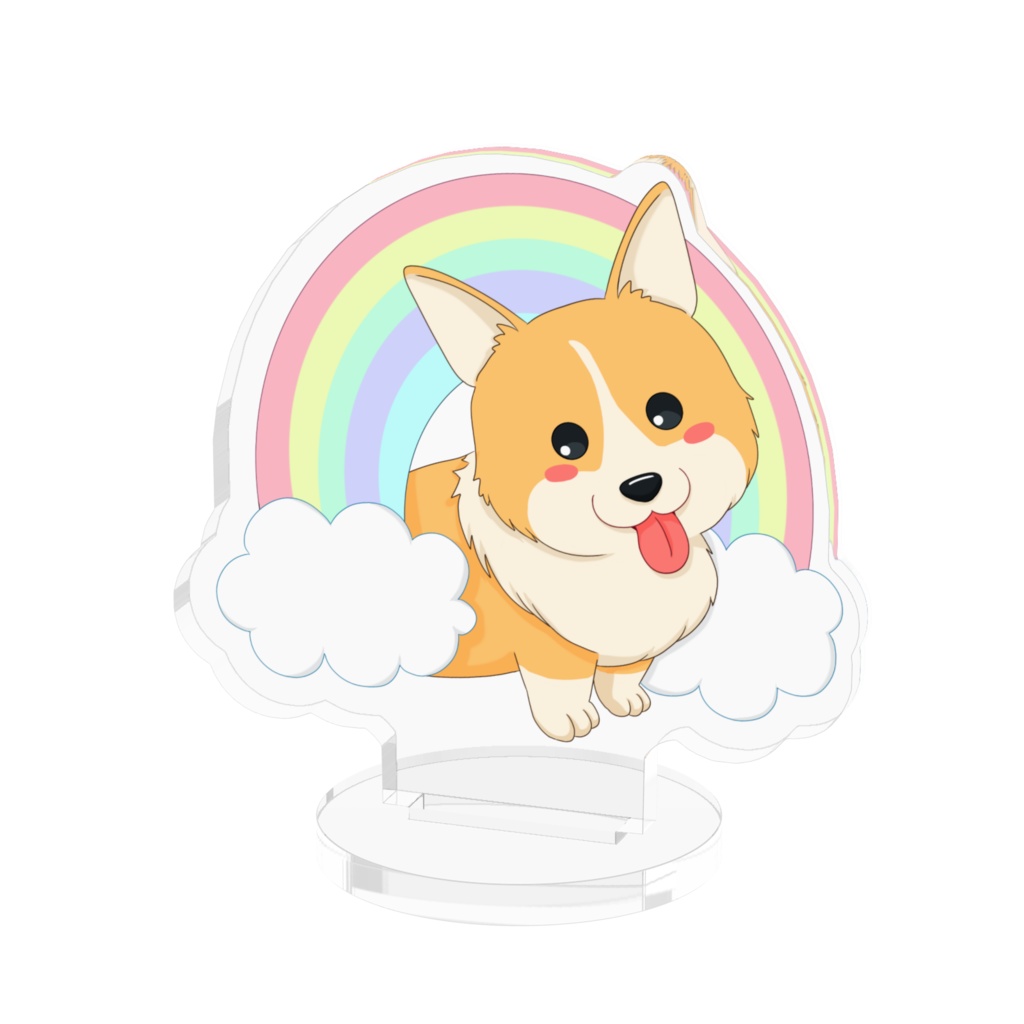 虹とカール アクリルフィギュア