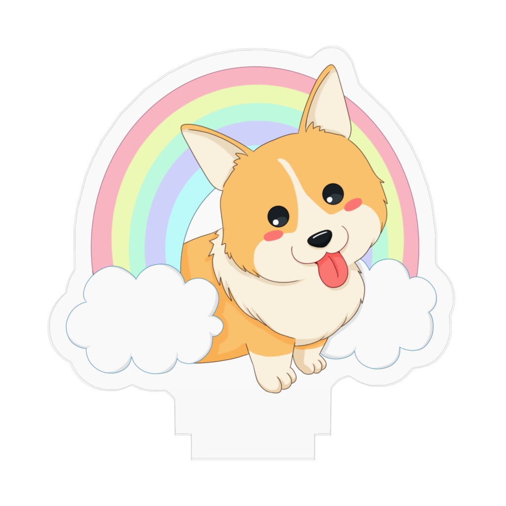 虹とカール アクリルフィギュア