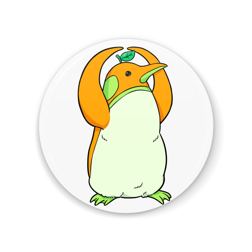 肯定ペンギン 缶ミラー