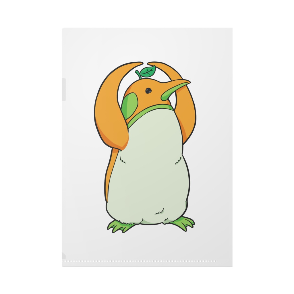 肯定ペンギン クリアファイル