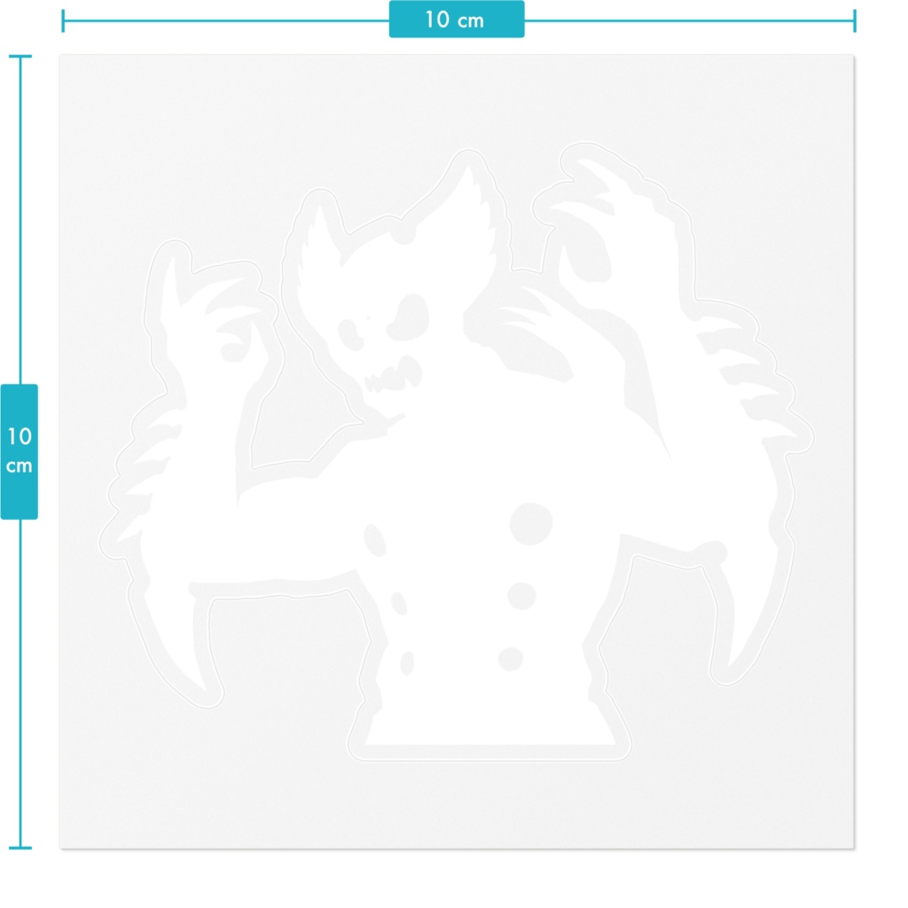 ヴァルチャガシルエットステッカー