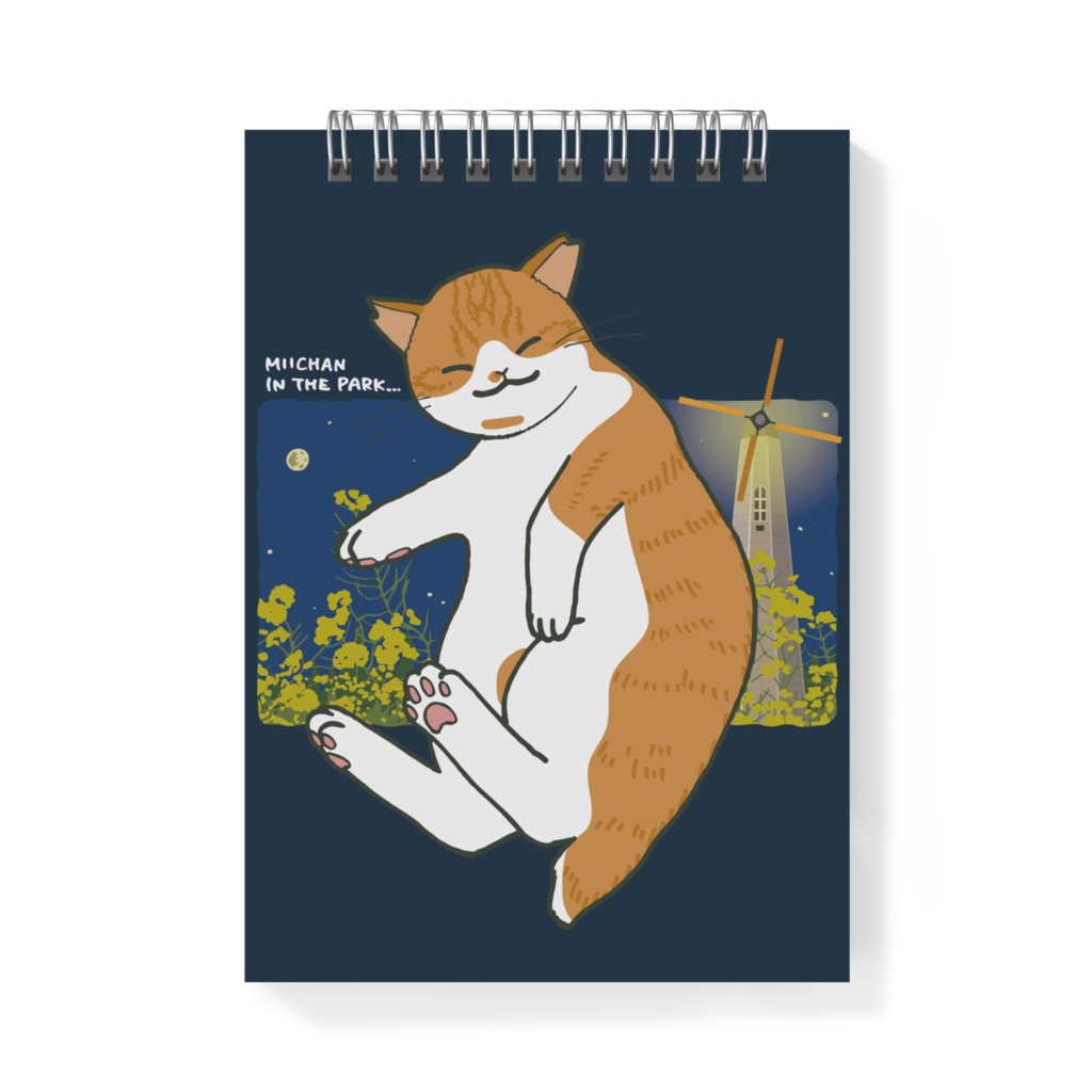 【A6】公園のみーちゃんメモ帳