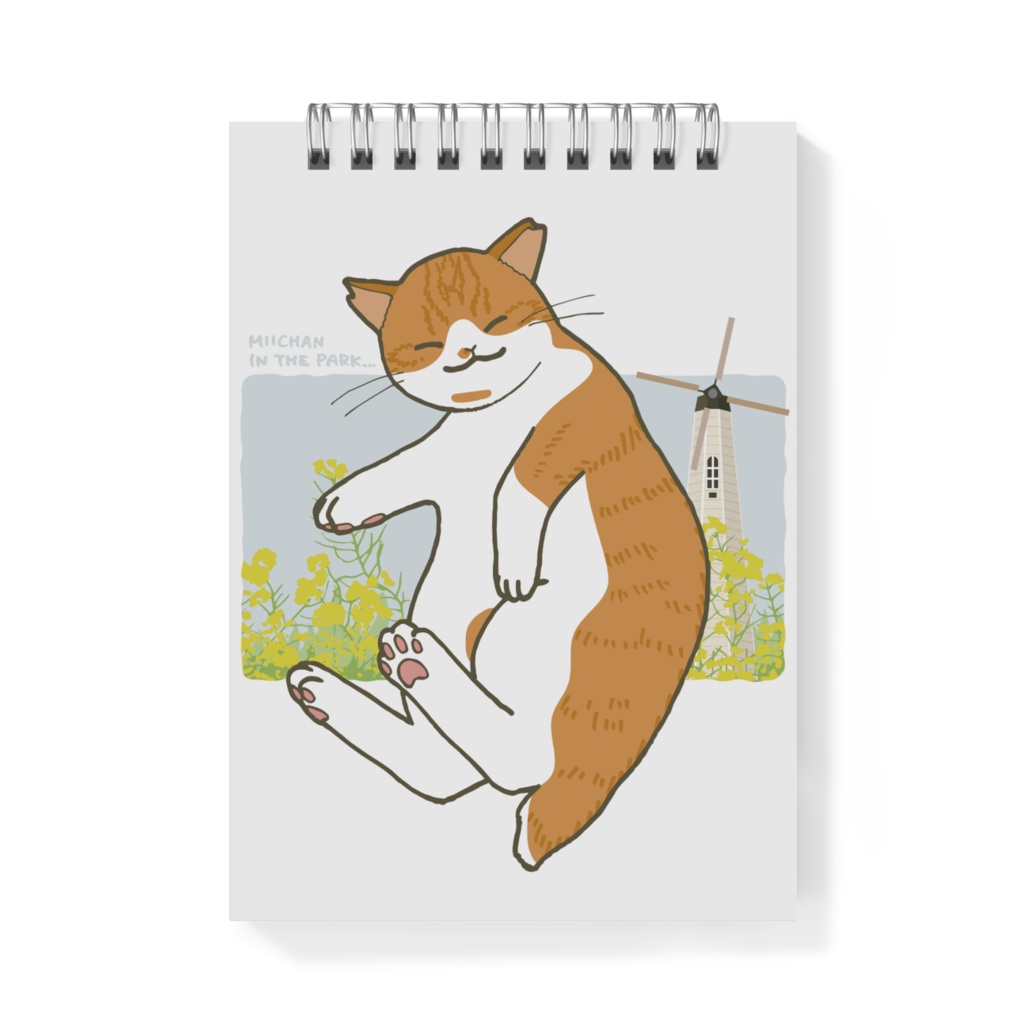 【A6】公園のみーちゃんメモ帳