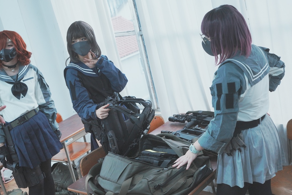 【再入荷】 戦術セーラー服　紺色セット