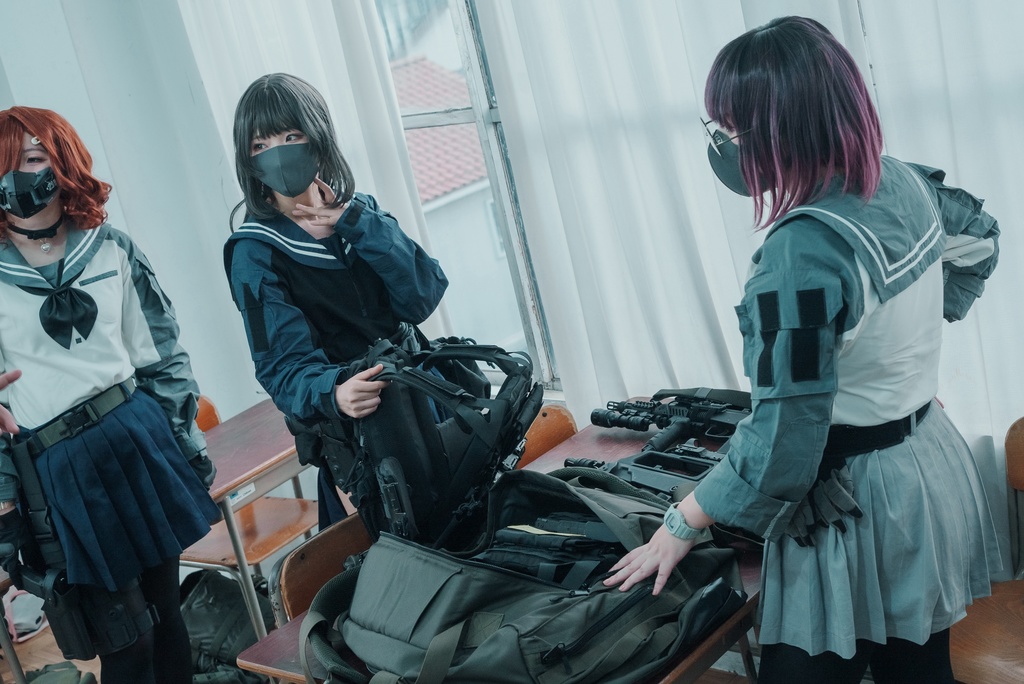 【再入荷】戦術セーラー服 白セット