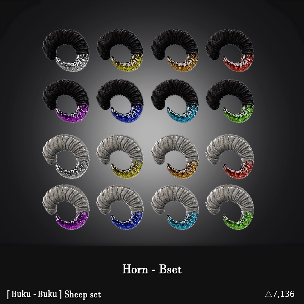 3Dモデル『Sheep set』VRChat想定