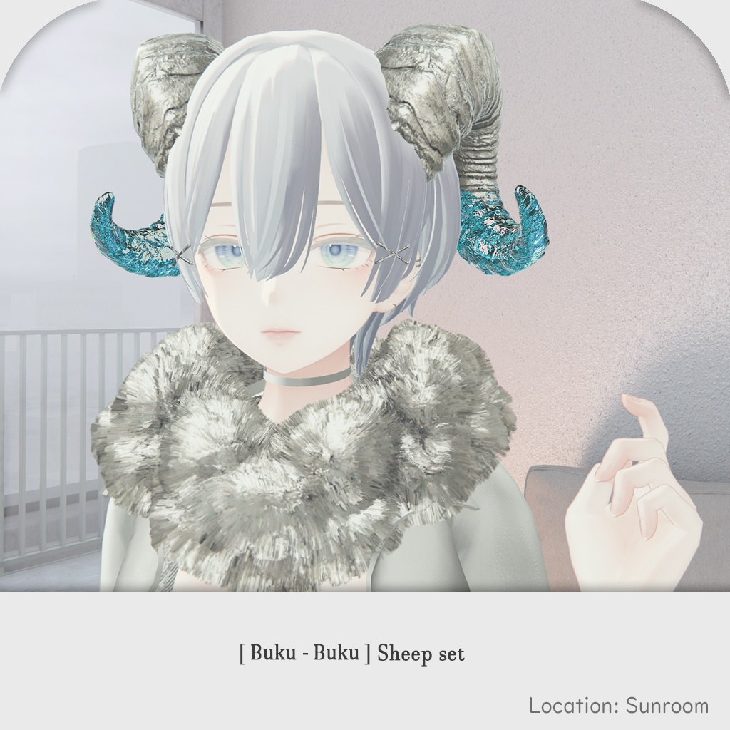 3Dモデル『Sheep set』VRChat想定