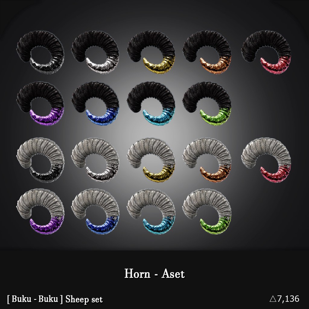 3Dモデル『Sheep set』VRChat想定 - [Buku-Buku] - BOOTH