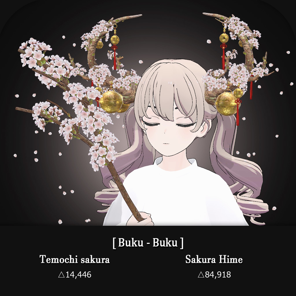 3Dモデル『Sakura Hime』VRChat想定